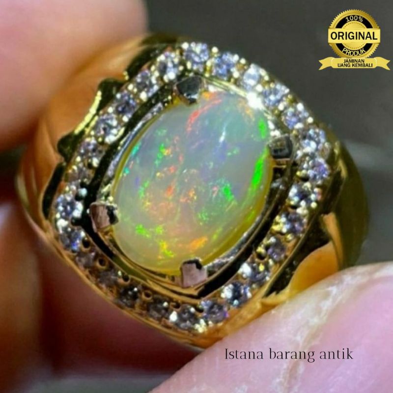 batu cincin kalimaya kristal original afrika