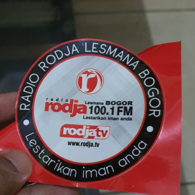 

Sticker rodja lesmana bogor plastick vinyl dicutting