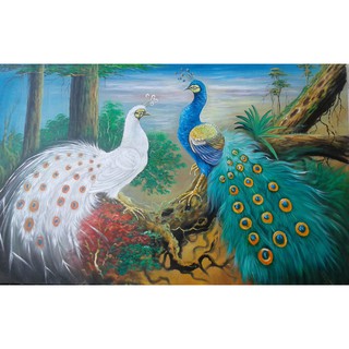 88 Gambar Lukisan Burung Merak Mudah Gratis Terbaik