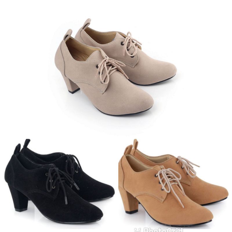 sepatu boots wanita, sepatu boots perempuan, sepatu boot heels, sepatu kerja kantor wanita