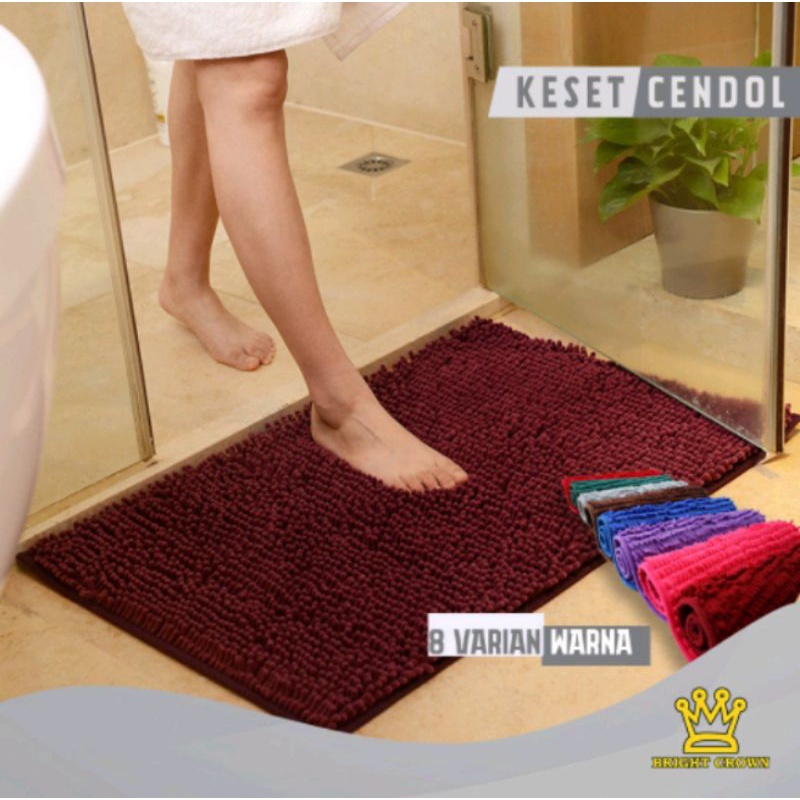 Bright Crown Keset Cendol Microfiber AntiSlip UK 40X60CM PREMIUM