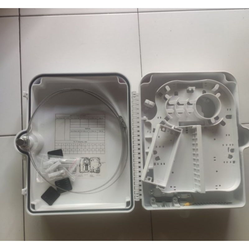 odp 24 core kosongan / odp 24c model box spliter / odp 24 core model barel adaptor
