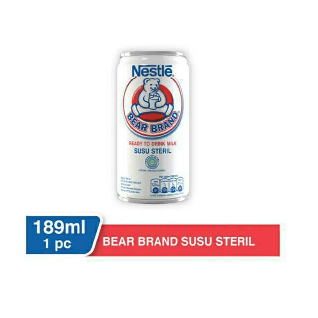 

Bear brand kaleng 189ml