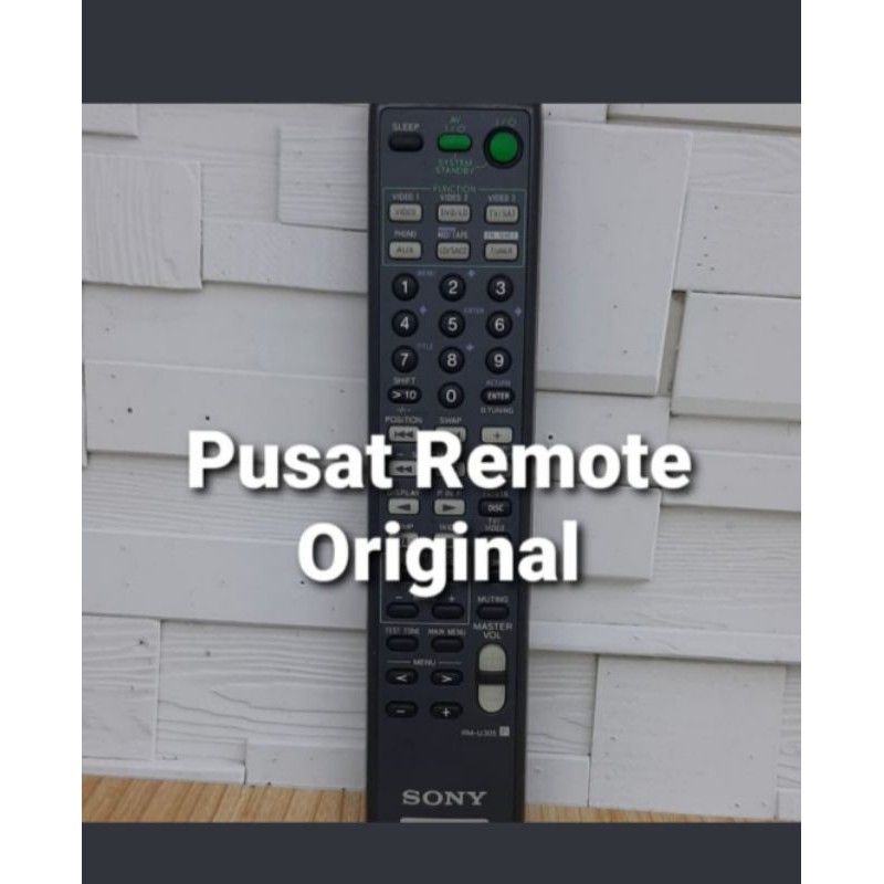 REMOTE REMOT DVD HOME TEATER SONY RM-U305 ORIGINAL ASLI