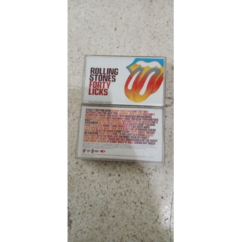 kaset pita the rolling stones forty licks doeble cassetes