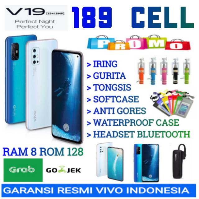 VIVO V19 RAM 8/128 GB GARANSI RESMI VIVO INDONESI   A