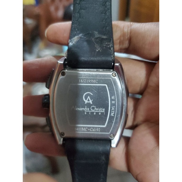 jam tangan pria alexandre christie 6411mc bekas