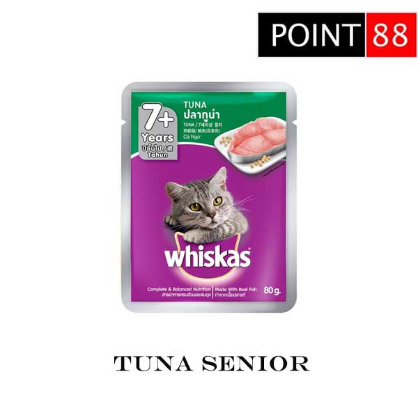 Whiskas Pouch Tuna Senior