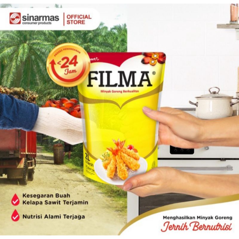 

HALAL Minyak Goreng Filma/Kunci Mas Kemasan 2000ml