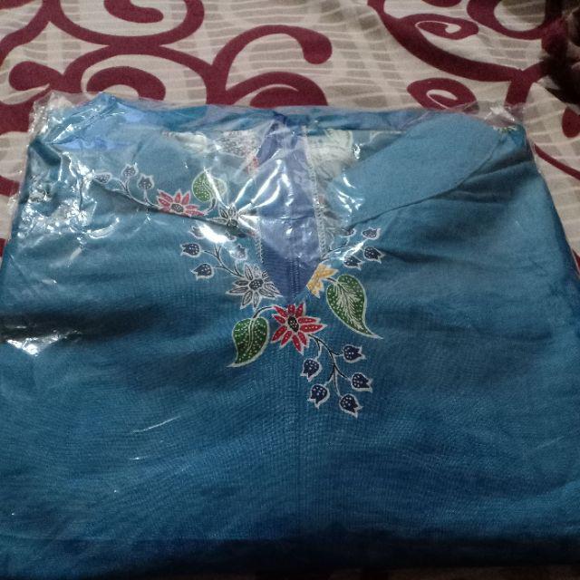 Tunik Batik Melati S M L Xl Xxl Jumbo