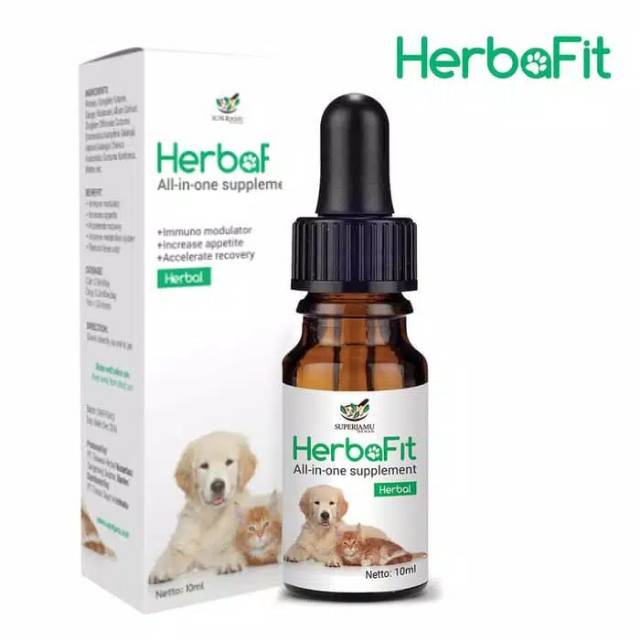 HERBAFIT SUPLEMEN VITAMIN UNTUK KUCING DAN ANJING