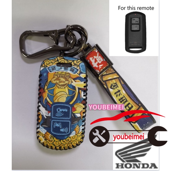 (Ready Stock) Casing Remot Kunci Motor 2 Tombol Untuk HONDA PCX 150 VARIO SH125 Super Cub C125 Scooter