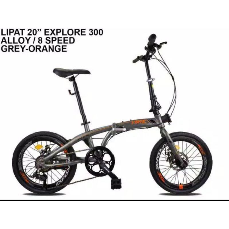 exotic explore 300 sepeda lipat