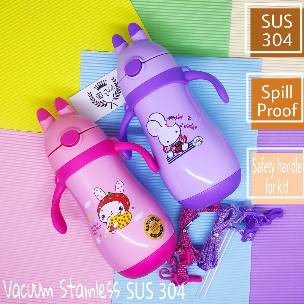 BOTOL MINUM ANAK DILLER TERMOS STAINLESS STEEL 304 100% BPA FREE