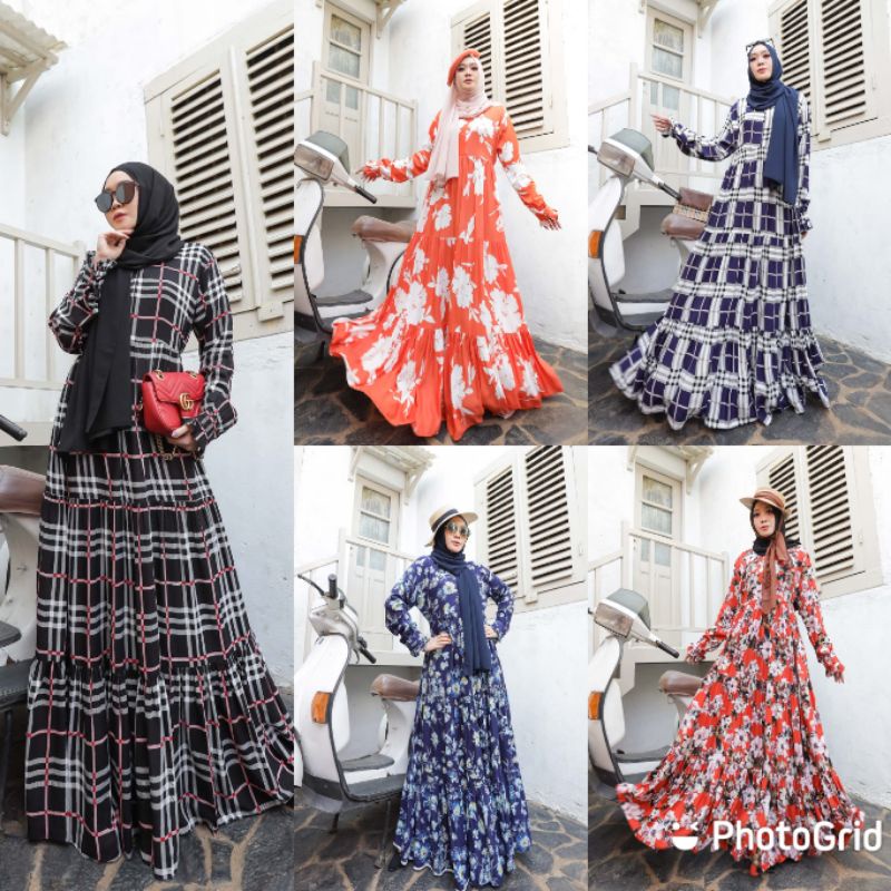 KHALIDA DRESS ORIGINAL BY RHYN SYARI KANAYA (ONLY DRESS)