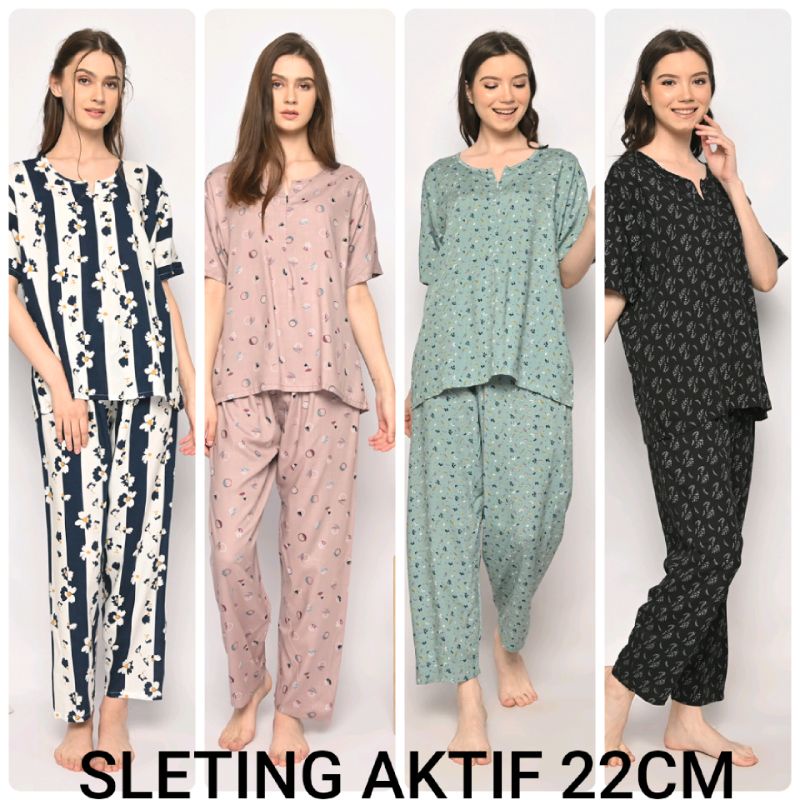 ONE SET PIYAMA RAYON-3