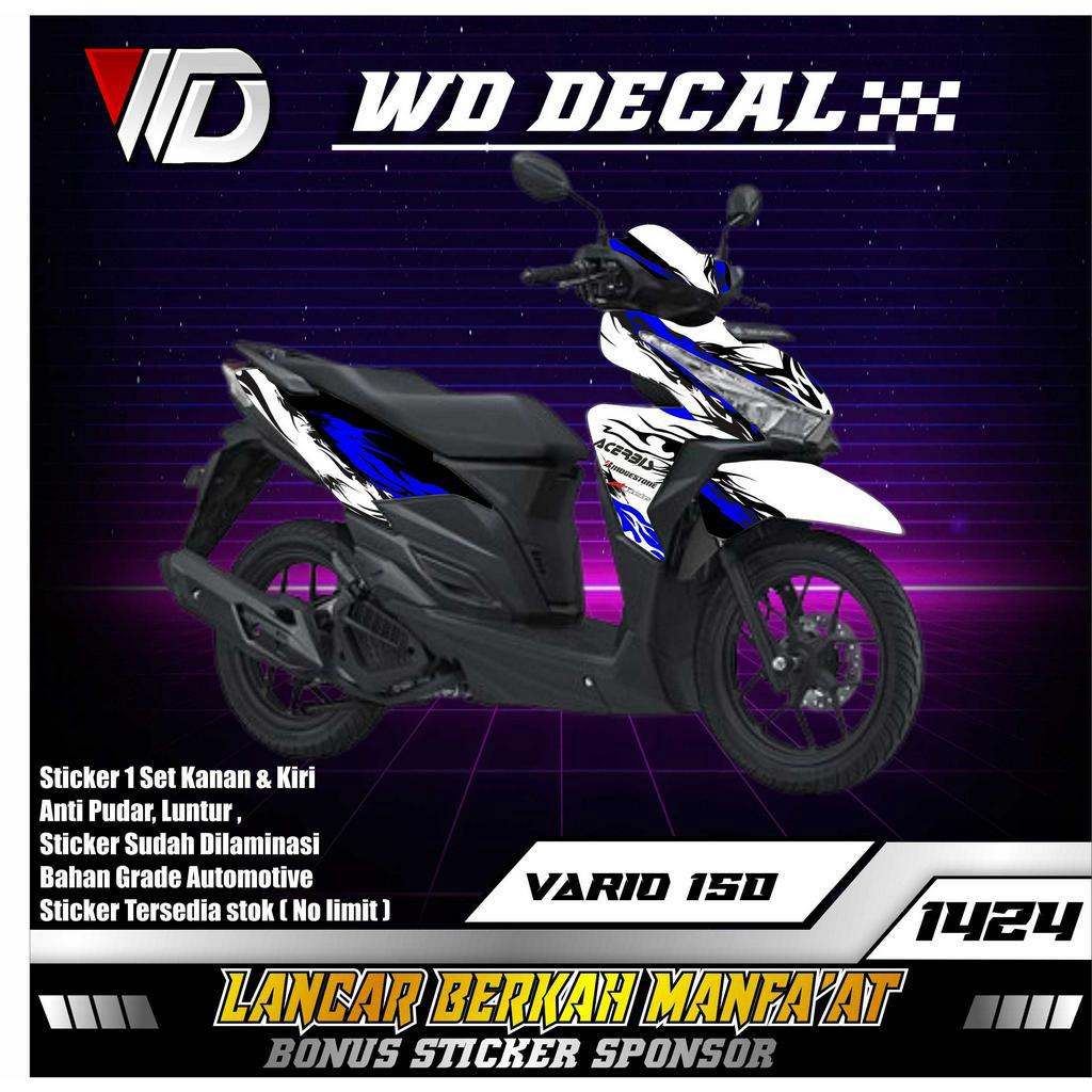01424 DECAL STICKER SEPEDA MOTOR HONDA VARIO 125 LED