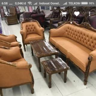 Kursi Sofa  Louis Meja Kayu  Jati Jepara IKEA  like 