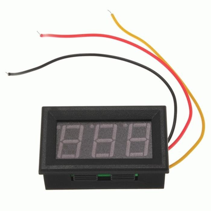 Mini Voltmeter Tester Digital Voltage Test Battery 3 Wires