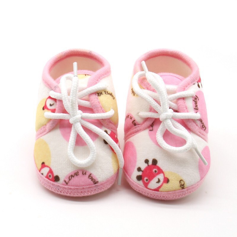 Prewalker baby animal print / sepatu bayi bahan lembut ada anti slip