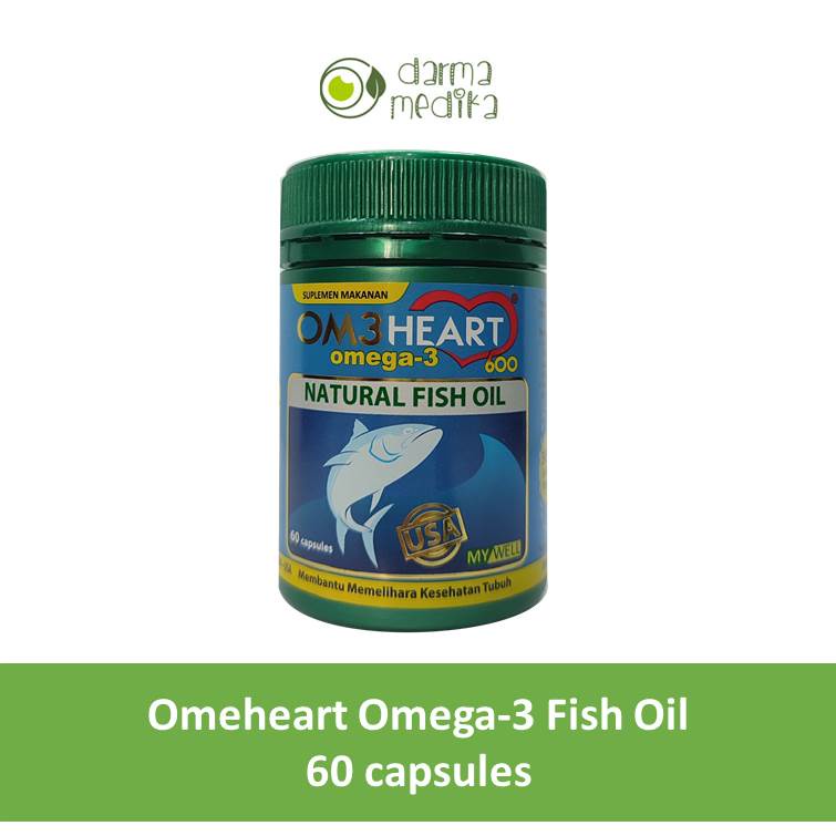 Omeheart Om3heart Fish Oil Minyak Ikan 60 capsules