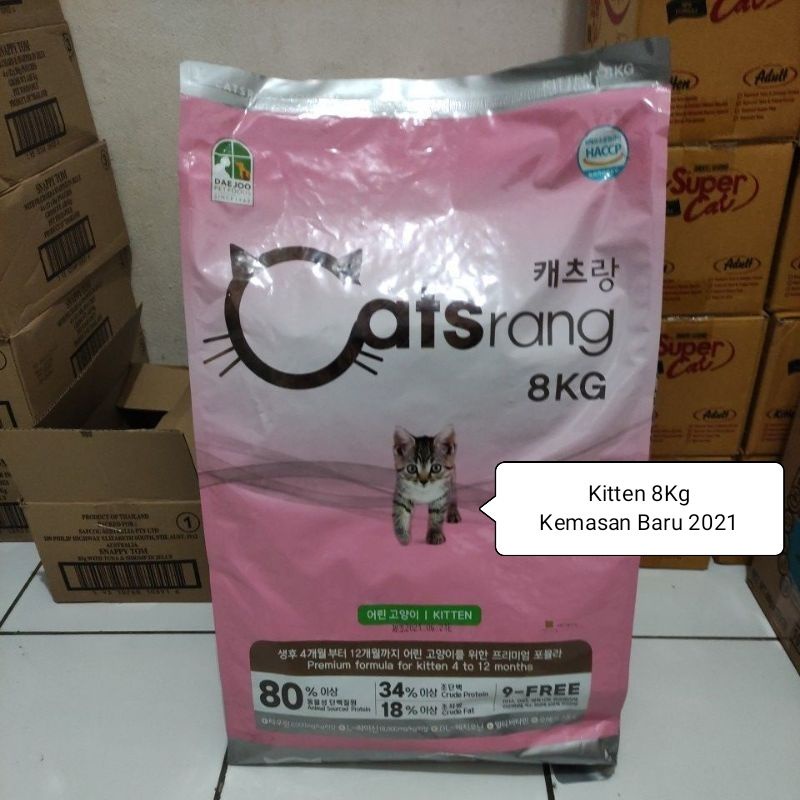 Catsrang adult kitten 8 kg makanan kucing ojol 8kg