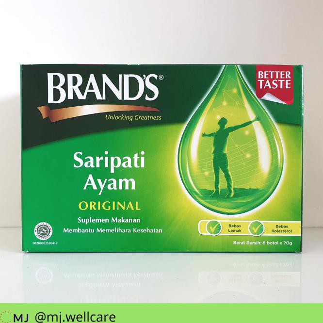 

✅Sale BRAND'S Saripati Ayam Original 6 botol x 70 g ⭐⭐⭐⭐⭐