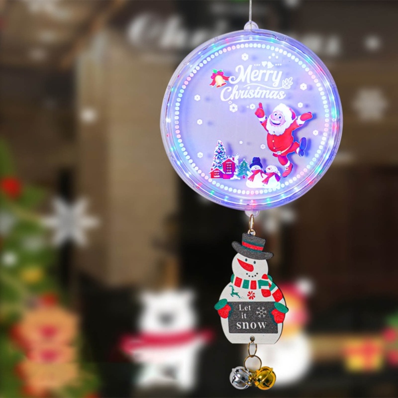 Zzz Lampu Gantung LED Bentuk Santa Claus Untuk Dekorasi Pohon Natal