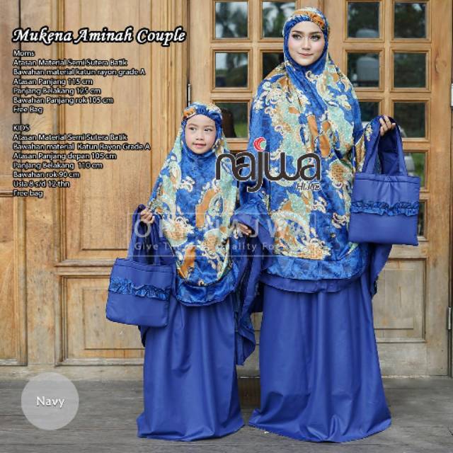 Mukena aminah couple