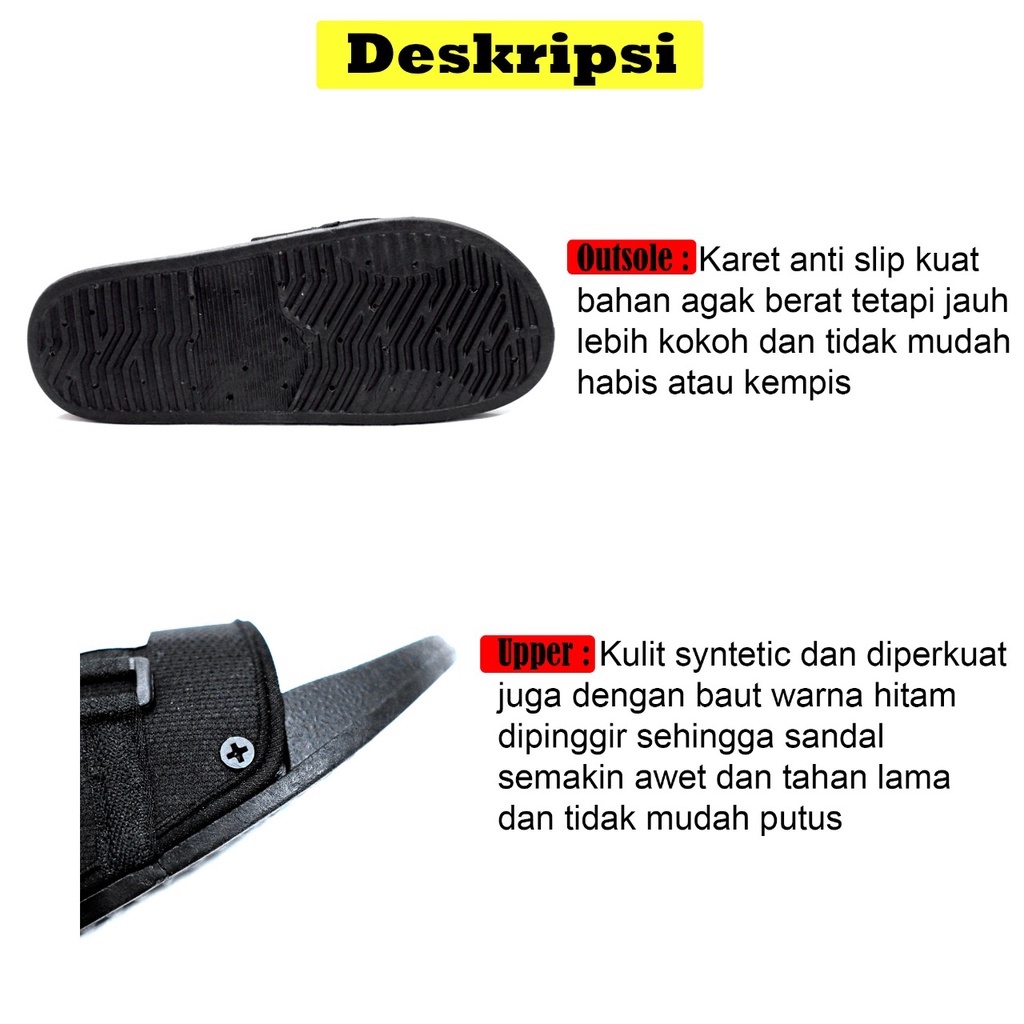 Sandal Slide Pria Dewasa Merk ALASKA termurah