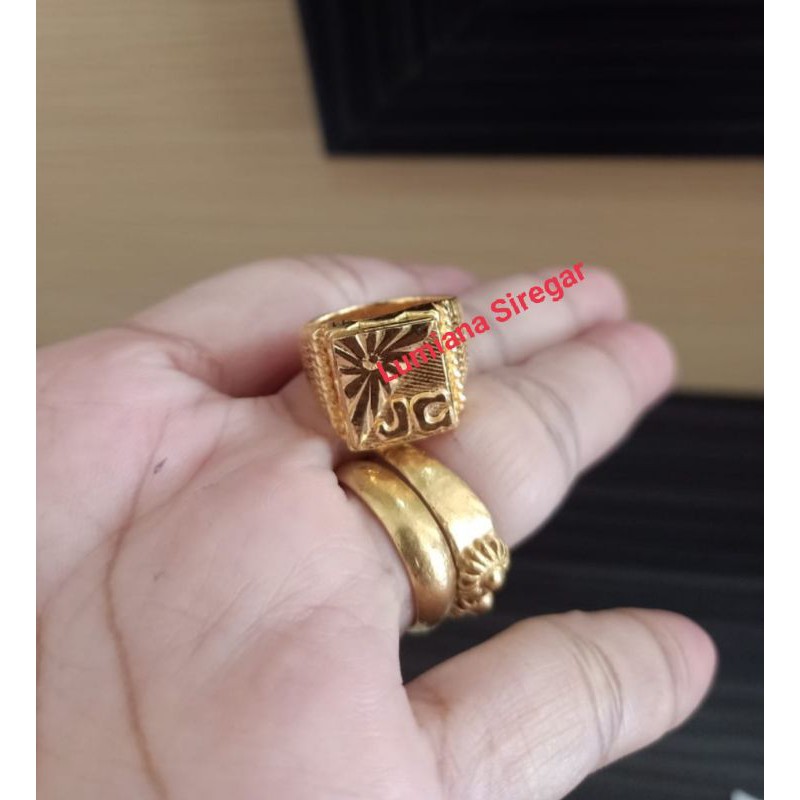 Cincin Tugu 15 gr Mas LM London 24k 99,9% Lumiana Siregar Emas Toba