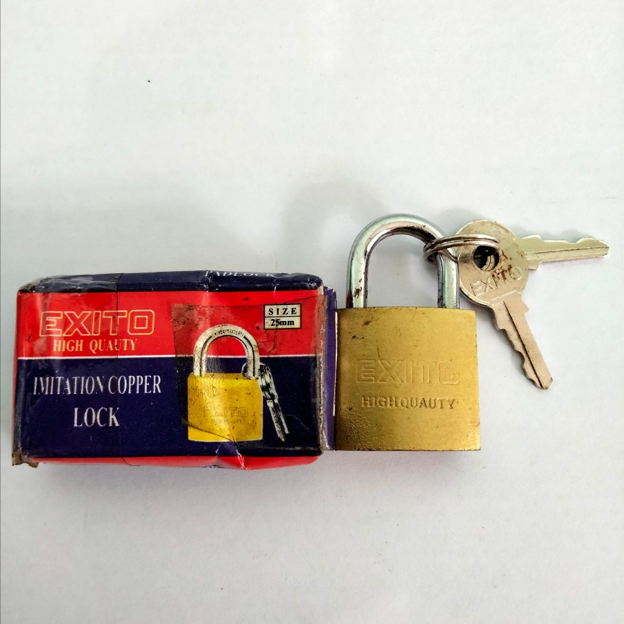 Gembok kuning 25mm EXITO