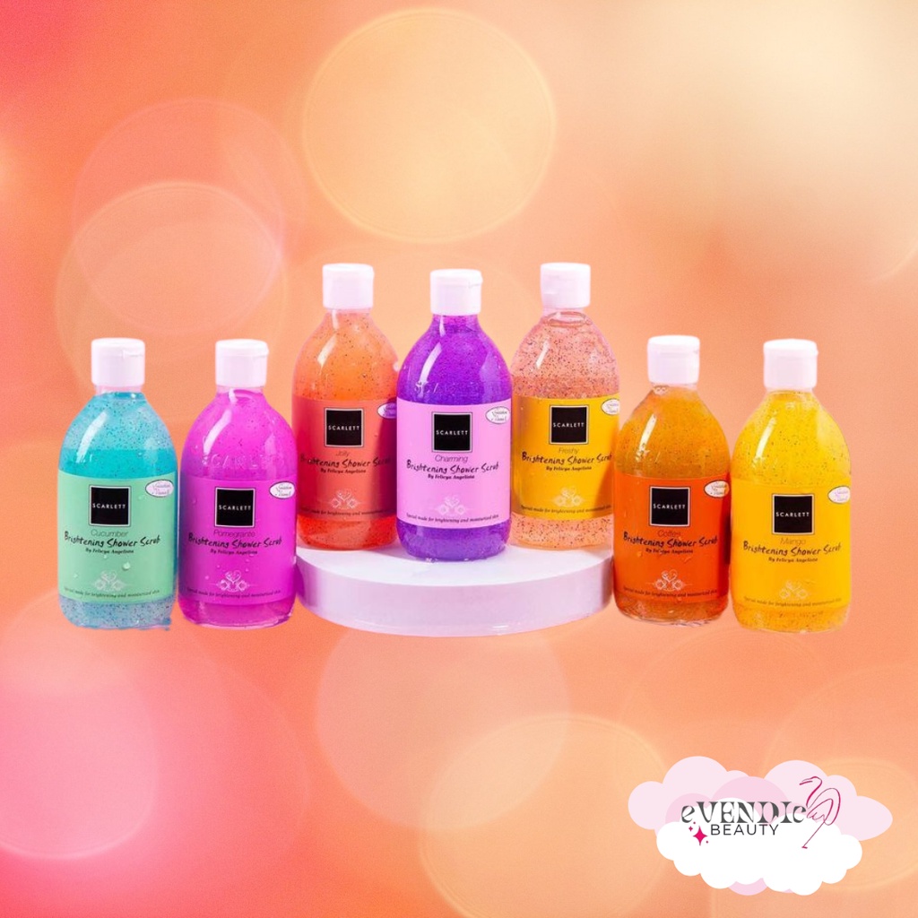 Scarlett Whitening Shower Scrub / lotion SCARLETT BY felicya angelista
