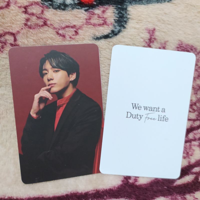 BTS PHOTOCARD LOTTE DUTTY FREE UNOFFICIAL