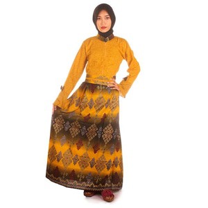 Gamis Muslim Batik I Busana Muslim Wanita Gamis Batik Dewinta