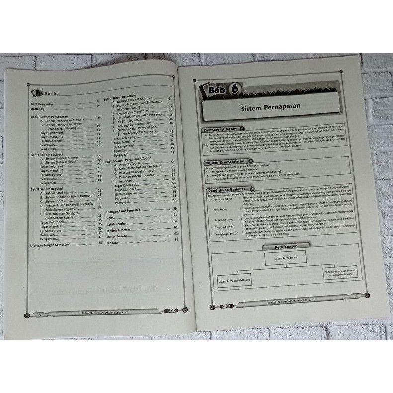 LKS Biologi SMA dan MA Kelas 10 dan 11semester 2 Genap-4