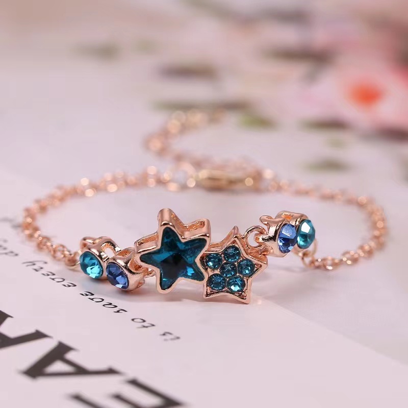 Gelang Kristal Clover Untuk Wanita