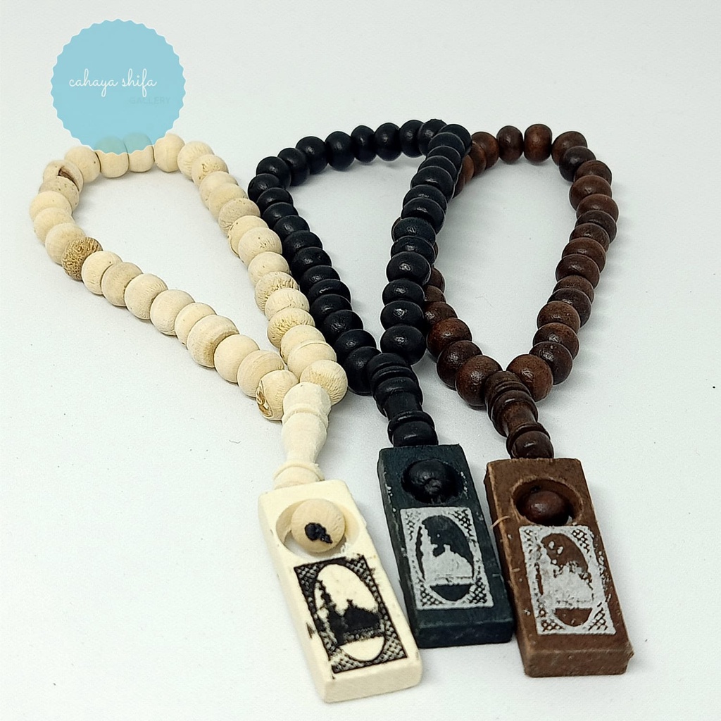 tasbih kayu 33 untuk ibadah bisa dijadikan souvenir