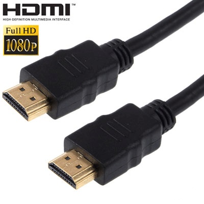 HIGH SPEED KABEL HDMI OD7.3mm GOLD PLATED 4K HDMI JANTAN JANTAN HITAM