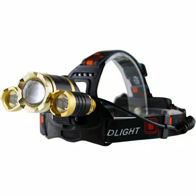 Spesial Senter Kepala Led Cas Super Terang / Headlamp Cree Xm-L T6 10000 Lumen Sale