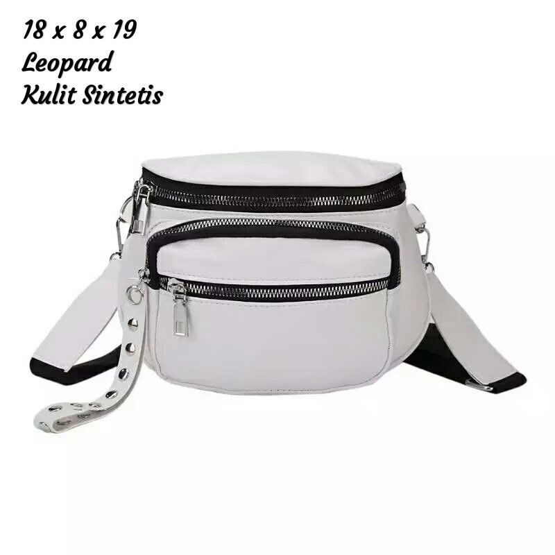 Waistbag gepeng / tas selempang wanita / tas rante ring korean style