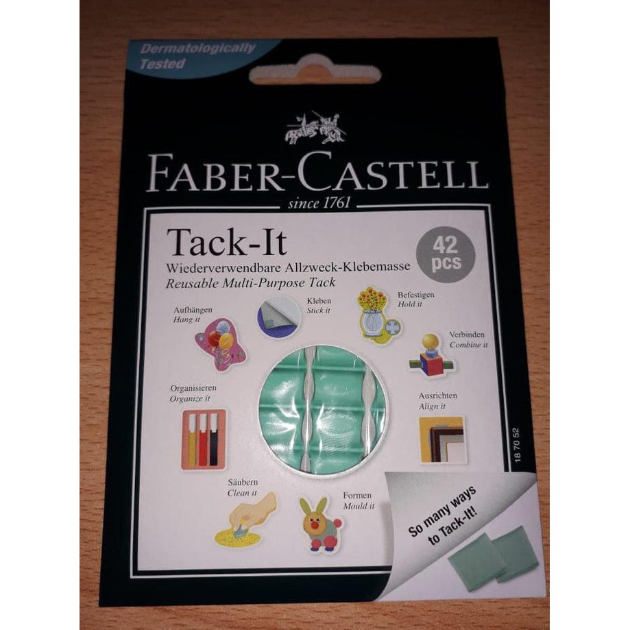 

BARU Faber Castell Tack It Reusable Multi-Purpose Tack Lem Serbaguna Isi 42