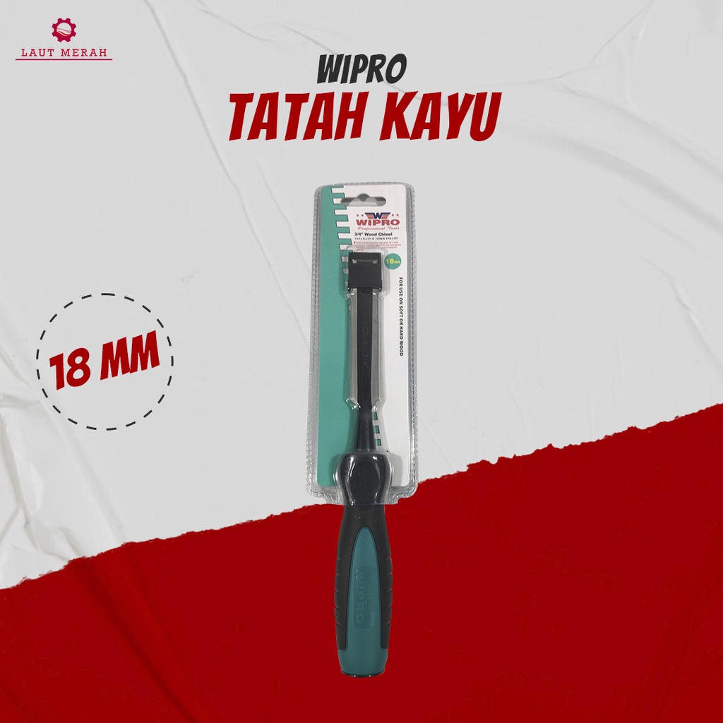 Tatah / Pahat Kayu / Wood Chiesel Wipro CR-V 3/4"