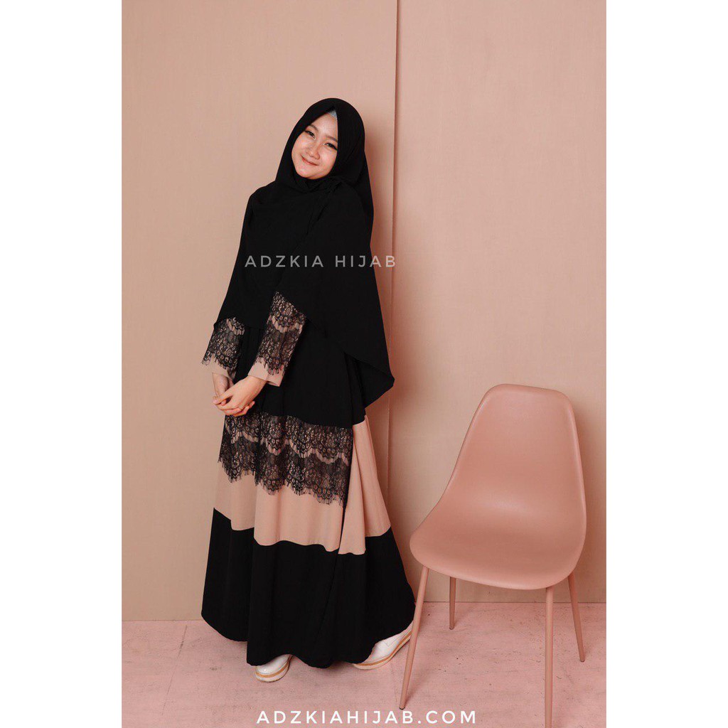 READY STOK GAMIS ABAYA RENDA ORIGINAL ADZKIA HIJAB SYAR'I