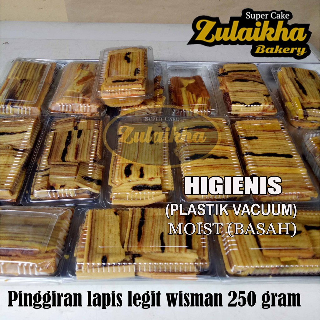 PINGGIRAN KUE LAPIS LEGIT WISMAN 250 GRAM