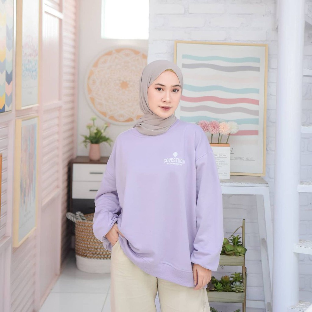 SWEATER CONVESTUDO/ OVERSIZE WANITA