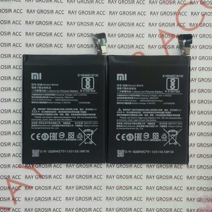 Baterai Original Xiaomi Redmi Note 5 /Note 5 Pro BN45 BN 45 BN-45