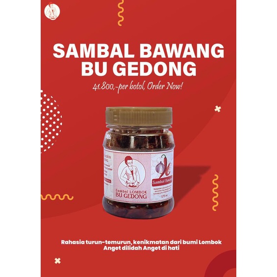 

sambal bawang bu gedong