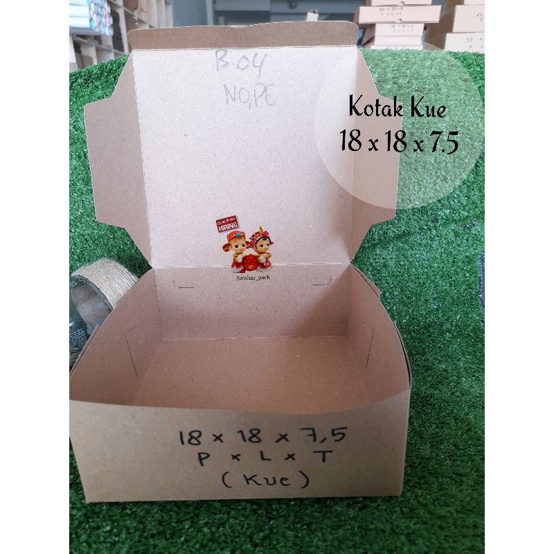 

KAISHAR - Kardus / Box Kue Kraft