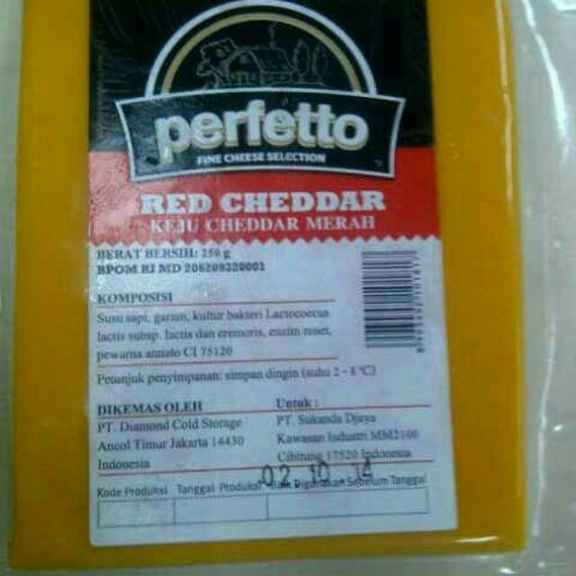 

KEJU CHEDDAR RED PERFETTO 250 GR